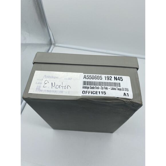 New Antelope Lalana Suede Back Zip Flat Booties Straps Brown Size EU 37 US 6-6.5 - Picture 8 of 8